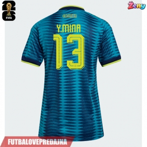 Lacne Ženy Futbalové dres Kolumbia Yerry Mina #13 MS 2026 Krátky Rukáv - Preč